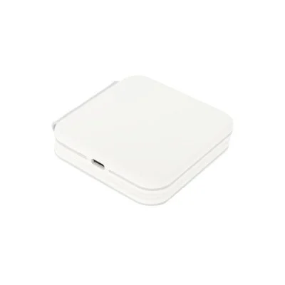 Dviced 2-in-1 foldable magnetic wireless charger - White
